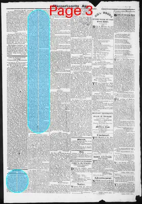 Page thumbnail for Massachusetts Spy And Worcester Advertiser
