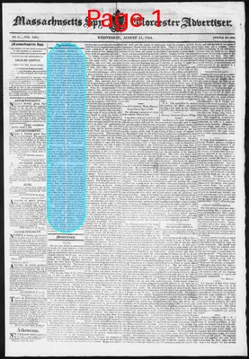 Page thumbnail for Massachusetts Spy And Worcester Advertiser