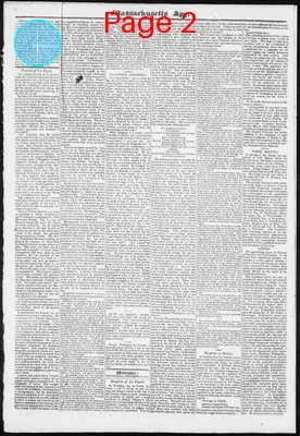 Page thumbnail for Massachusetts Spy And Worcester Advertiser