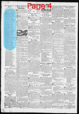 Page thumbnail for Massachusetts Spy And Worcester Advertiser