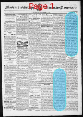 Page thumbnail for Massachusetts Spy And Worcester Advertiser