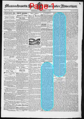 Page thumbnail for Massachusetts Spy And Worcester Advertiser