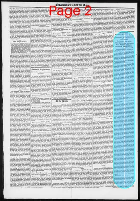 Page thumbnail for Massachusetts Spy And Worcester Advertiser