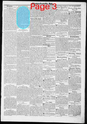 Page thumbnail for Massachusetts Spy And Worcester Advertiser