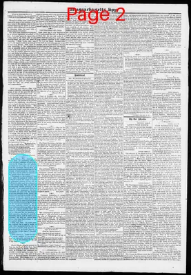 Page thumbnail for Massachusetts Spy And Worcester Advertiser