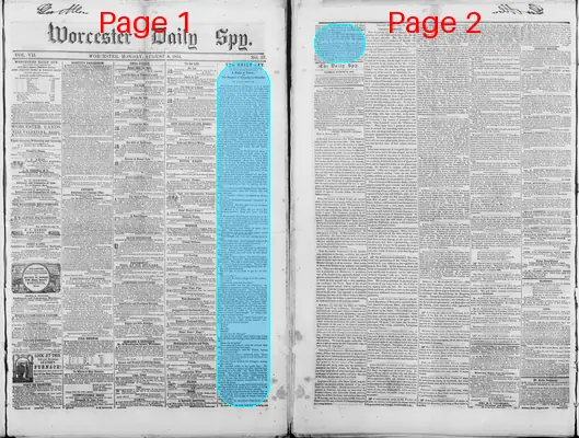 Page thumbnail for Worcester Daily Spy