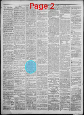 Page thumbnail for Worcester Daily Spy