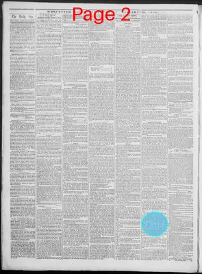 Page thumbnail for Worcester Daily Spy