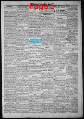 Page thumbnail for The Massachusetts Spy, And Worcester County Advertiser