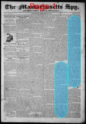Page thumbnail for The Massachusetts Spy, And Worcester County Advertiser