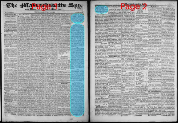Page thumbnail for The Massachusetts Spy, And Worcester County Advertiser