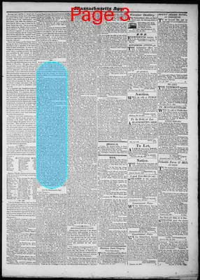 Page thumbnail for The Massachusetts Spy, And Worcester County Advertiser