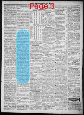 Page thumbnail for The Massachusetts Spy, And Worcester County Advertiser