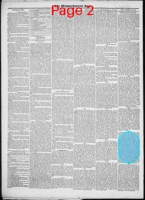 Page thumbnail for The Massachusetts Spy, And Worcester County Advertiser