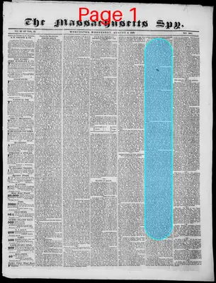 Page thumbnail for The Massachusetts Spy
