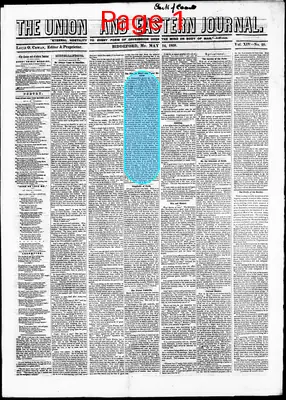 Page thumbnail for The Union And Eastern Journal
