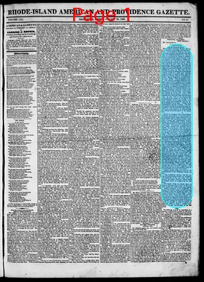 Page thumbnail for Rhode Island American And Providence Gazette