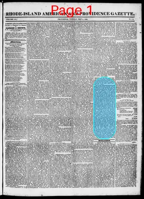 Page thumbnail for Rhode Island American And Providence Gazette