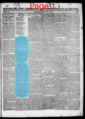 Page thumbnail for Rhode Island American And Providence Gazette