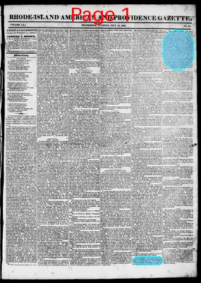 Page thumbnail for Rhode Island American And Providence Gazette