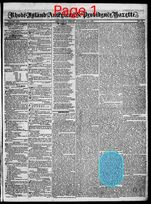 Page thumbnail for Rhode Island American And Providence Gazette