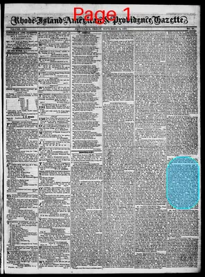 Page thumbnail for Rhode Island American And Providence Gazette