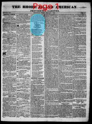 Page thumbnail for Rhode Island American And Providence Gazette