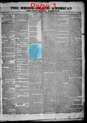 Page thumbnail for Rhode Island American And Providence Gazette