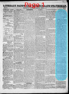 Page thumbnail for Literary Cadet And Rhode Island Statesman