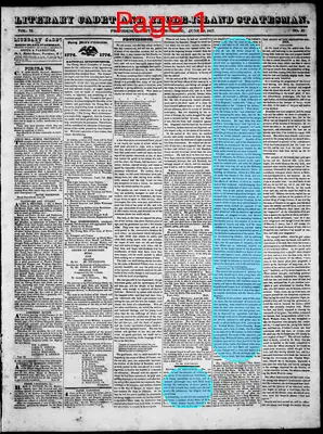 Page thumbnail for Literary Cadet And Rhode Island Statesman