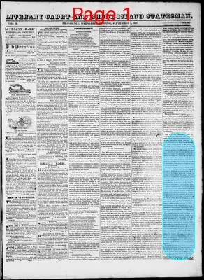 Page thumbnail for Literary Cadet And Rhode Island Statesman