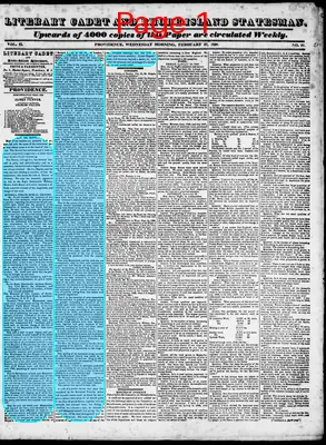 Page thumbnail for Literary Cadet And Rhode Island Statesman