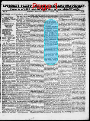 Page thumbnail for Literary Cadet And Rhode Island Statesman