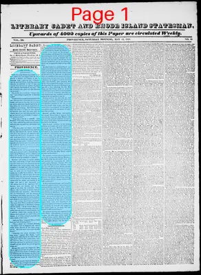 Page thumbnail for Literary Cadet And Rhode Island Statesman