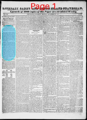 Page thumbnail for Literary Cadet And Rhode Island Statesman