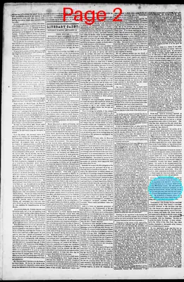 Page thumbnail for Literary Cadet, And Saturday Evening Bulletin