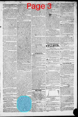 Page thumbnail for Literary Cadet, And Saturday Evening Bulletin