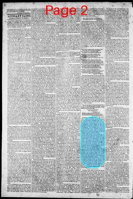 Page thumbnail for Literary Cadet, And Saturday Evening Bulletin