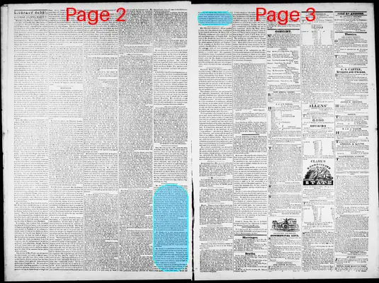 Page thumbnail for Literary Cadet, And Saturday Evening Bulletin