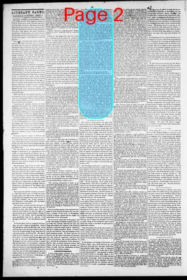 Page thumbnail for Literary Cadet, And Saturday Evening Bulletin