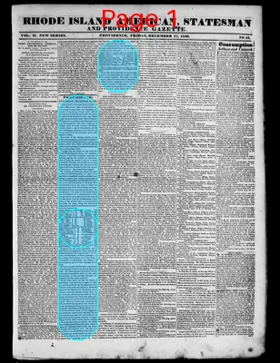 Page thumbnail for Rhode Island American, Statesman And Providence Gazette