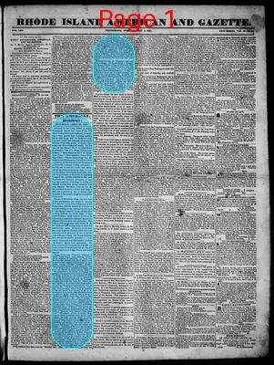 Page thumbnail for Rhode Island American And Gazette