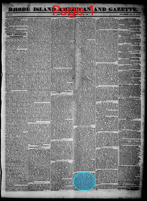 Page thumbnail for Rhode Island American And Gazette