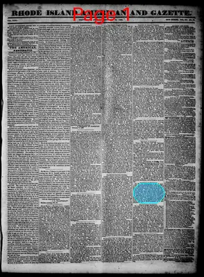 Page thumbnail for Rhode Island American And Gazette