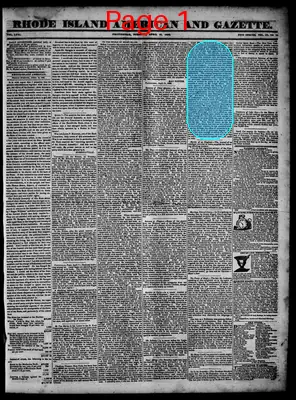 Page thumbnail for Rhode Island American And Gazette