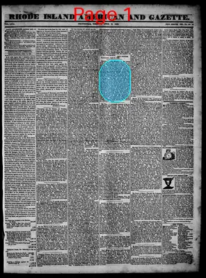 Page thumbnail for Rhode Island American And Gazette
