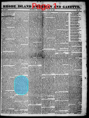 Page thumbnail for Rhode Island American And Gazette