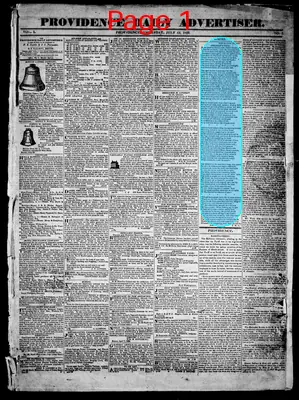 Page thumbnail for Providence Daily Advertiser