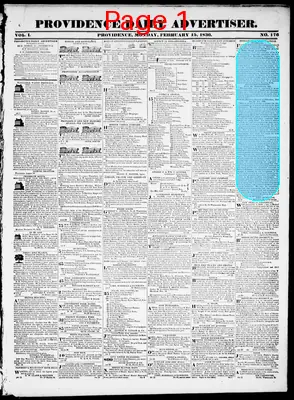 Page thumbnail for Providence Daily Advertiser