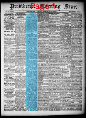Page thumbnail for Providence Morning Star